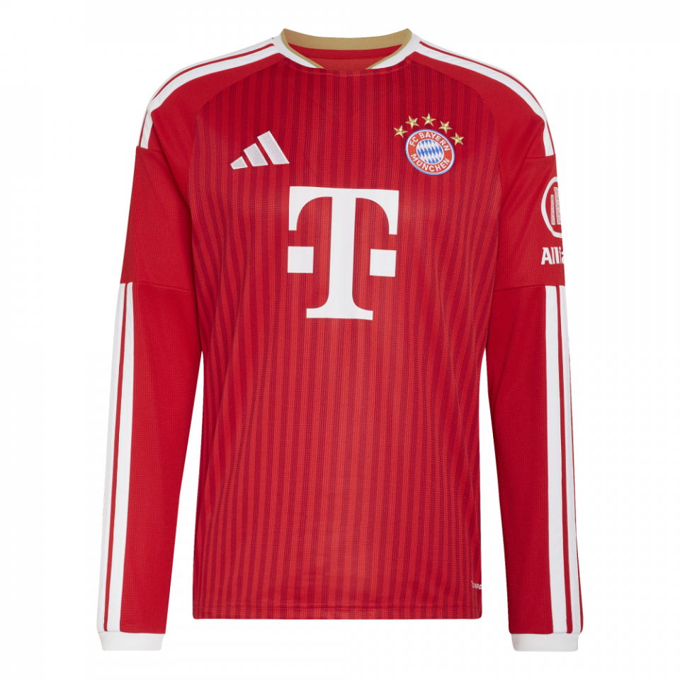 adidas Bayern Munich 2026/27 Men's Home Long Sleeve Jersey